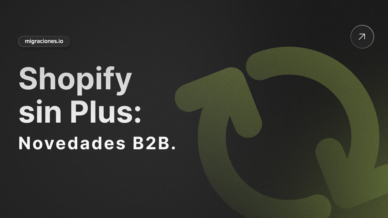 ¿B2B en Shopify sin Plus? Novedades para tu negocio