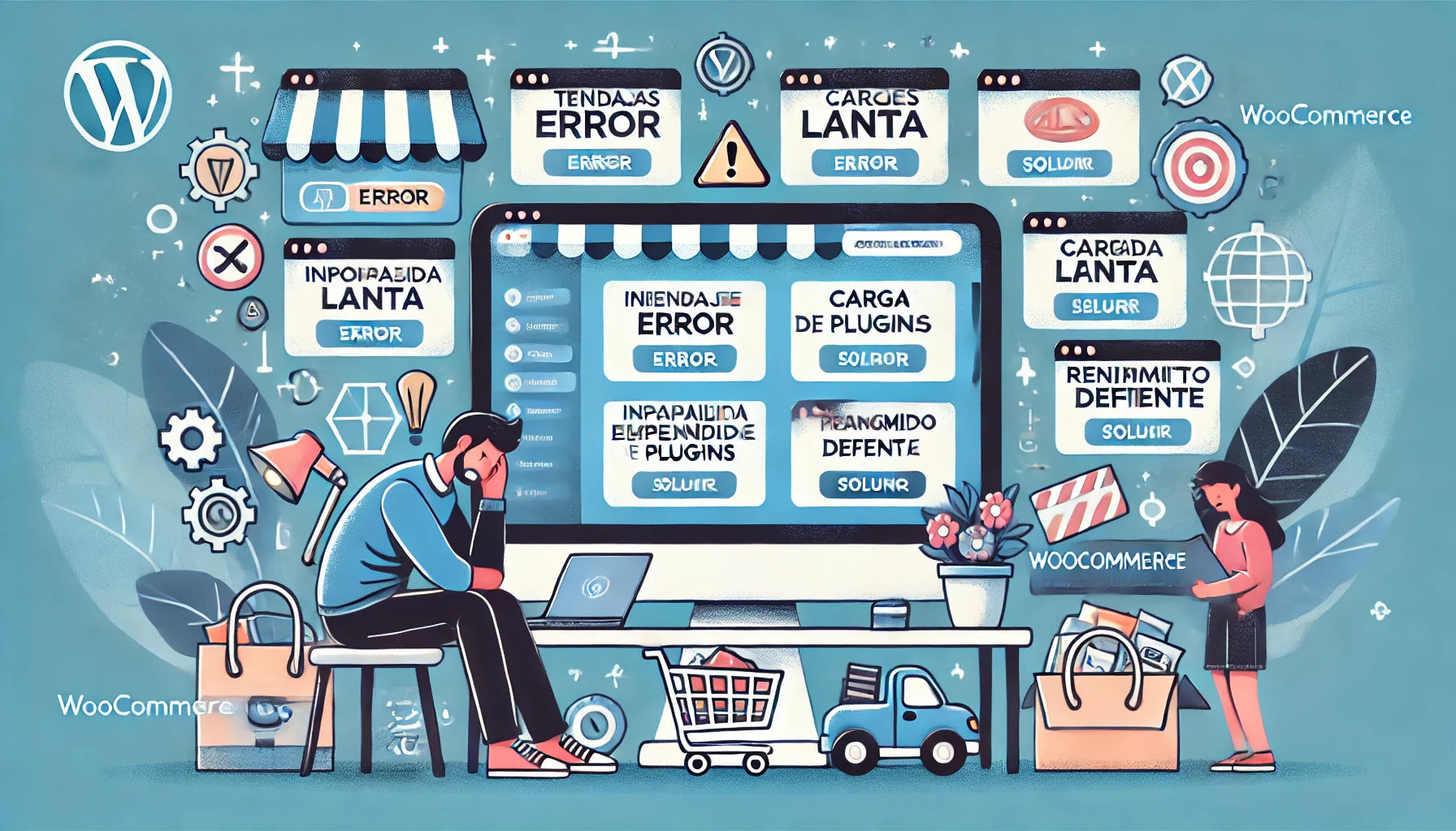 10 problemas con WooCommerce: los errores más comunes