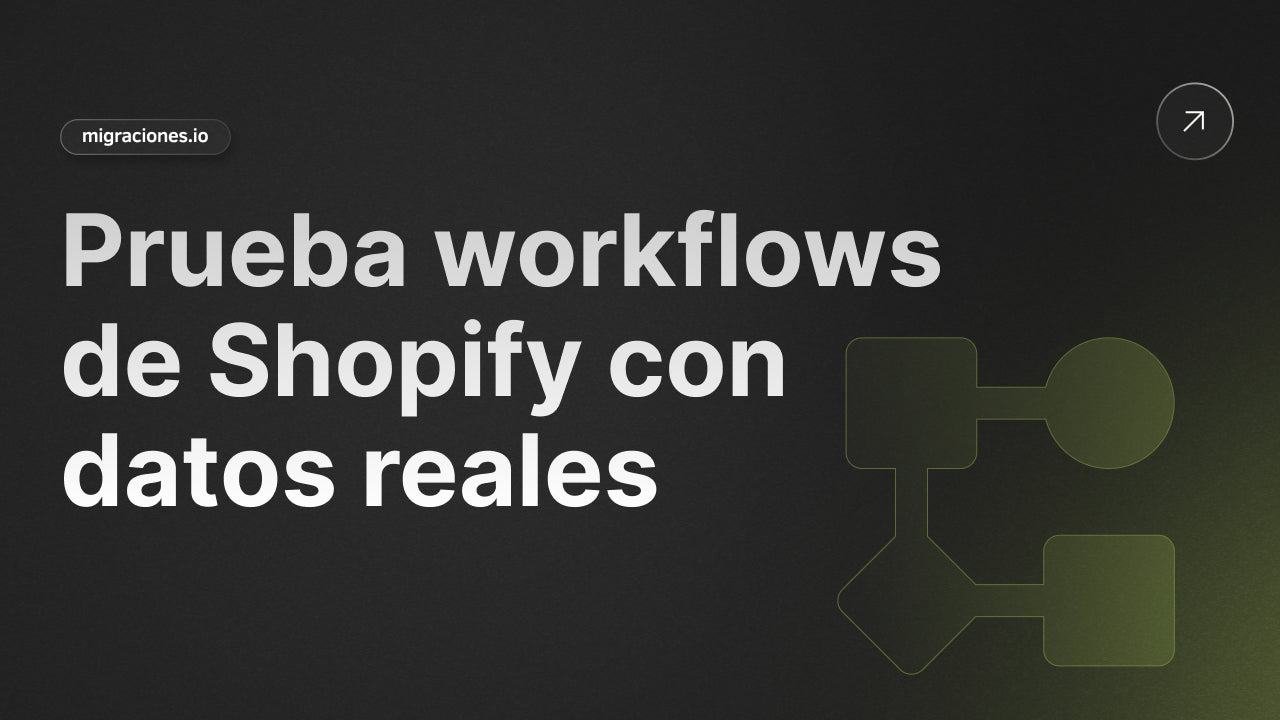 Prueba tus Workflows de Shopify con Datos Reales: ¡Adiós a los Errores!