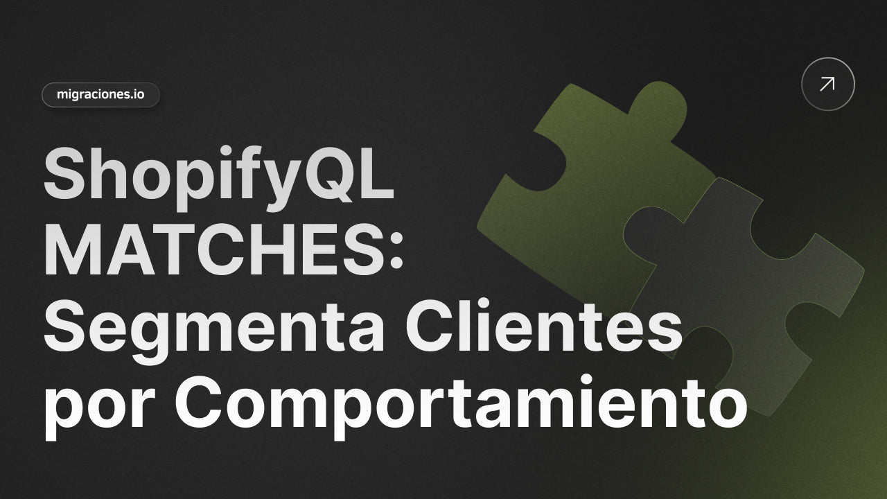 ShopifyQL MATCHES: Segmenta Clientes por Comportamiento en Analytics
