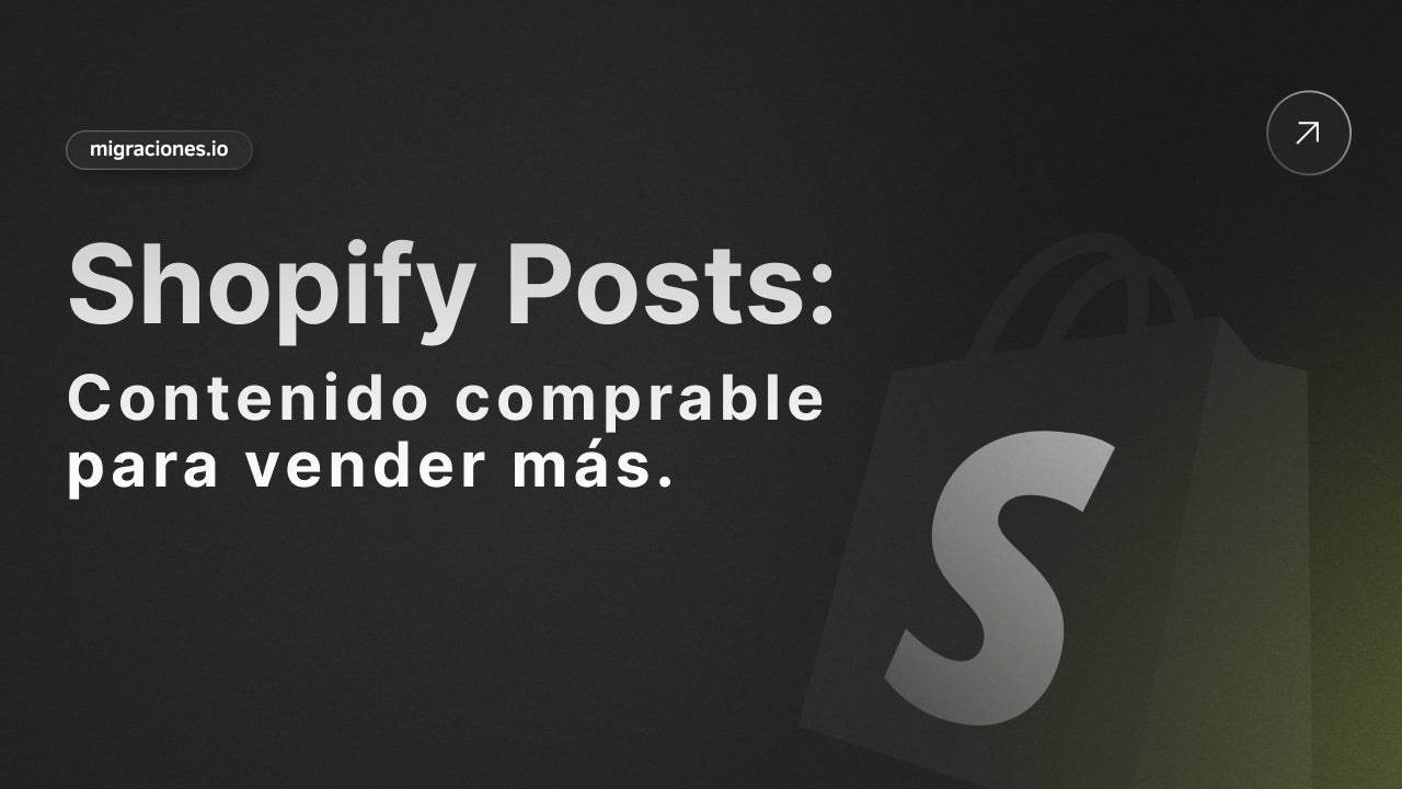 Shopify Posts: Contenido Comprable para Disparar tus Ventas